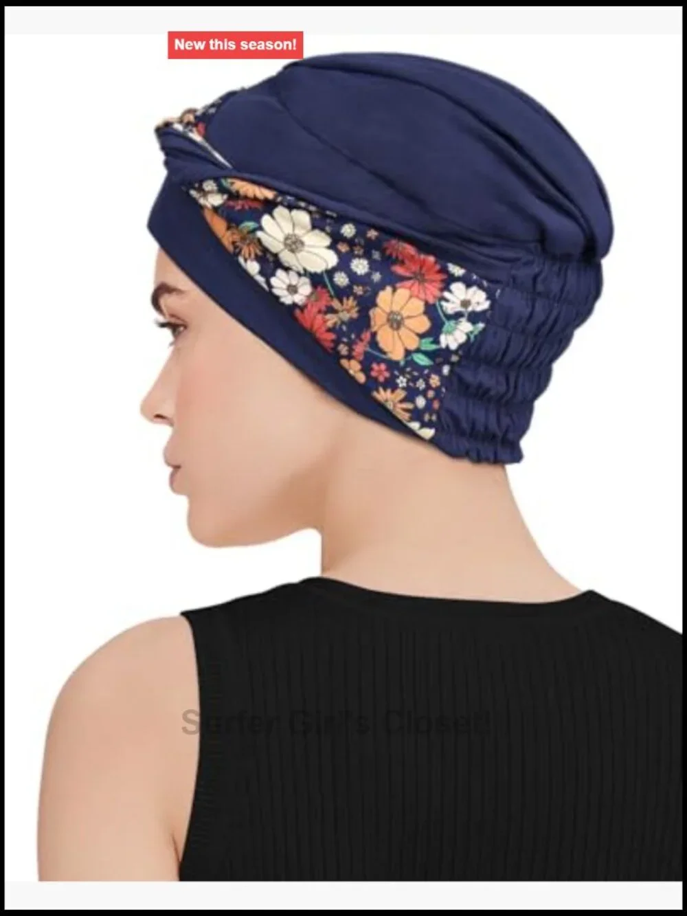 Movable Knot Beanie Chemo Hat Soft Viscose Relaxed Stretch Elastic Women